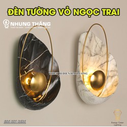 Đèn Trang Trí Gắn Tường Decor Vỏ Ngọc Trai DT-861 - Tô Điểm Thêm Vẻ Đẹp Cho Ngôi Nhà - Ánh Sáng Vàng - Bảo Hành 1 Năm