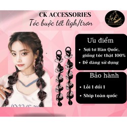 Tóc Buộc Tết cá tính nhiều mẫu tóc tổng hợp sợi chân thực