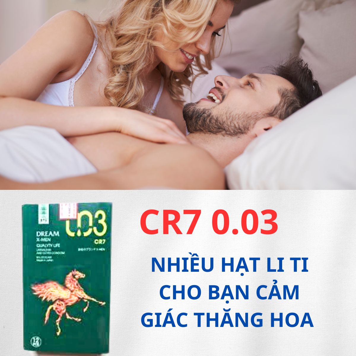 Hình ảnh Bao cao su Cr7 001 hộp 10 chiếc*