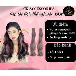 Tóc Ligh giả thẳng_xoăn sóng tự nhiên nhiều màu sắc