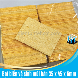 Combo 5 miếng Bọt biển vệ sinh mũi hàn 35 x 50 x 6mm