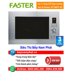 [HÀ NỘI]Lò vi sóng kết hợp nướng 25 lít Faster FS MOV 01