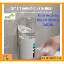 MÁY PHUN TIỆT TRÙNG CẢM ỨNG HỒNG NGOẠI TỰ ĐỘNG PHUN SƯƠNG RỬA TAY KHỬ KHUẨN "BAHAMAR" giúp rửa tay sát khuẩn nhanh và tiện hơn rất nhiều