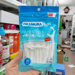 TĂM CHỈ KẼ RĂNG OKAMURA ASAHI LOẠI MỚI 40 PCS