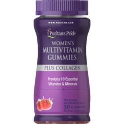 Kẹo dẻo Women’s Multivitamin Gummies Plus Collagen Puritan’s Pride (50 viên)
