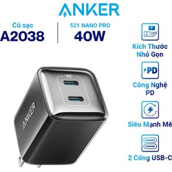 Củ sạc An.ker 521 Nano Pro 2C 40W
