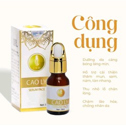 serum cao ly mờ nám tàn nhang