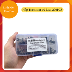 Hộp Transistor 10 Loại BC337 Đến C1815 Tổng 200 PCS
