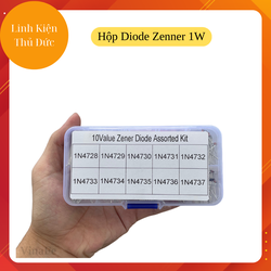 Hộp Diode Zenner 1W Tổng Hợp 1N4728 Đến 1N4737