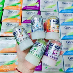 Lăn khử mùi đá khoáng Grace thái lan 70gam