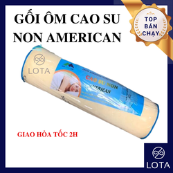 GỐI ÔM CAO SU NON AMERICAN 90CM công nghệ Mỹ siêu êm ái dành cho người lớn tuổi LOTA SHOP