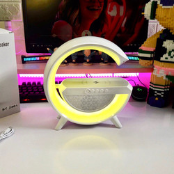 Loa bluetooth chữ G tích hợp đèn led RGB và sạc không dây nghe nhạc hay âm thanh chuẩn