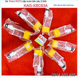 Phao cấp nước bồn cầu KAG-XBC63A lắp cho 99% xít bệt, cây cấp pitton két nước dùng tốt siêu bền
