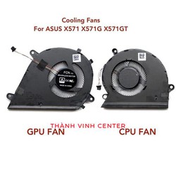 [HCM] FAN Quạt Tản Nhiệt Laptop ASUS X571 X571G F571 VX60 VX60GT K571 F571G F571GT DQ5D587G000 DFS2000054M0T (CPU + GPU)