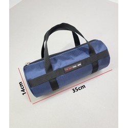 Túi Đồ nghề Cầm Tay Mini Hàng Cty ( Túi phi tròn- Dây kéo số 12- Đầu khóa YKK 12li )