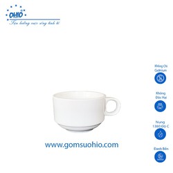 Chén Cà Phê 7.5 cm Sứ Trắng OHIO