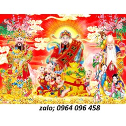 Tranh gạch 3d phúc lộc thọ - 54C