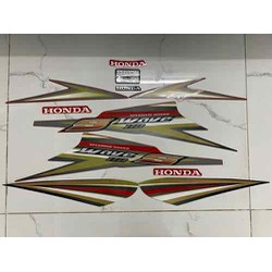 Bộ tem honda Wave S 110 màu đỏ đời 2010 hàng nhập Thái Lan chất lượng cao dành riêng cho dòng xe này, tem màu sắc cực đẹp và bền,giá bán cực tốt bán lẻ như bán sỉ