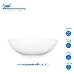 Tô Khum 25.5cm Sứ Trắng OHIO