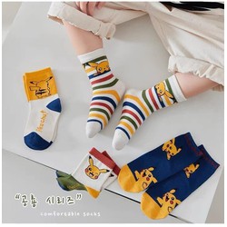 10 Đôi Tất pikachu cho cả bé nam và nữ