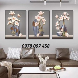Gạch tranh 3 mảnh ghép