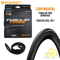Lốp liền ruột săm bozo xe đạp Tubular CONTINENTAL SPRINTER 700x25C
