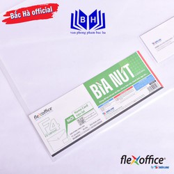 Bìa nút Name Card Clear Bag Thiên Long Flexoffice - Túi cúc có phần để Name card chú giải khổ A4/F4 - FO-CBF019/ FO-CBF0