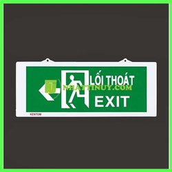 [Ảnh thật] Đèn exit chỉ dẫn lối thoát hiểm