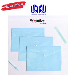 Bìa nút Pazto màu Pastel F4 Thiên Long Flexoffice FO-CBF010 - Màu đương nhiên ( Túi cúc - Túi khuy - Túi My Clear )