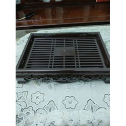 Khay trà nhựa màu nâu giả gỗ hàng Cao cấp việt nhật