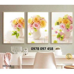 Tranh họa tiết đẹp dán phòng bếp
