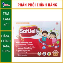 Thạch Hồng Sâm SatiJelly giúp tăng cường sức đề kháng - (30 gói) - NT Gia Hân