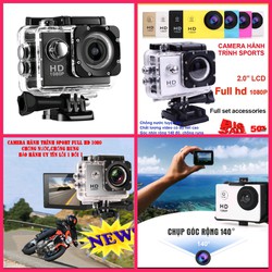 KAMERA HÀNH TRÌNH XE MÁY GẮN MŨ GẮN XE Ô TÔ PHƯỢT CHỐNG NƯỚC FULL HD 1080P MÀN HÌNH 1.5 HÀNG CHUẨN