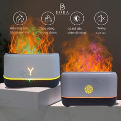 (HCM) Máy Xông Tinh Dầu Ngọn Lửa Mini, Khuếch tán hương, Tạo Độ Ẩm, Kiểm Soát Mùi Hương - BOBA NATURALS