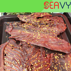 Khô cá bò đại dương phi lê tẩm gia vị sẵn, hộp 400g - Seavy