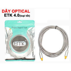 Dây Optical ETK 4.0, Cáp Audio quang Optical đường truyền chất lượng cao