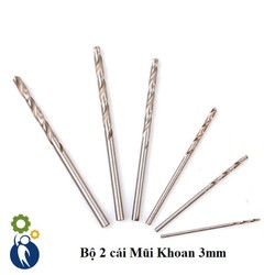 Bộ 2 Cái Mũi Khoan 3mm