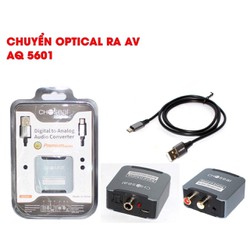 Bộ Chuyển Quang Âm Thanh Choseal AQ5601 từ optical ra AV