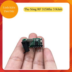 Mạch Thu Sóng RF 315Mhz 3 Kênh