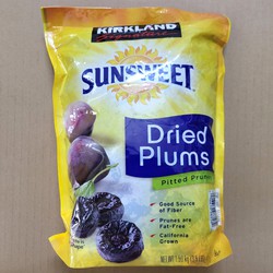 [Túi 1.59 Kg] QUẢ MẬN SẤY KIRKLAND [USA] SUNSWEET Dried Plums Pitted Prunes