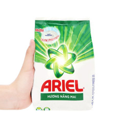 Thùng 18 gói Bột giặt Ariel Sạch hoản hảo - Khử mùi hôi hương nắng mai 720g