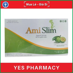 Ami Slim từ chiết xuất bưởi đỏ giúp hỗ trợ giảm mỡ thừa, duy trì vóc dáng cân đối - 45 gói - YES Pharmacy