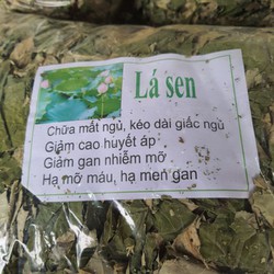 lá sen khô giảm cân