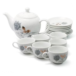 Bộ Ấm Chén Bát Tràng Họa Tiết Hoa Hồng Đẹp