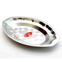 Đĩa hấp cá cạn inox 35 *22*2 cm