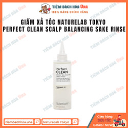 Giấm xả tóc NATURELAB TOKYO Perfect clean scalp balancing sake rinse 200ML