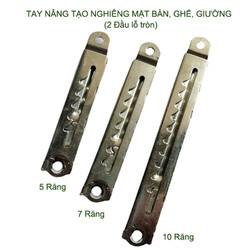 01 Thanh nâng, tạo độ nghiêng mặt bàn, ghế, giường làm bằng thép mạ chống gỉ (loại không tai 0T)