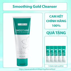 Smoothing Gold Cleanser Sữa rửa mặt vàng Ylabcos giúp làm sạch 150ml Free ship Chính hãng
