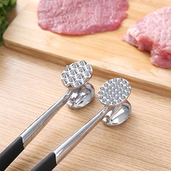 Dụng Cụ Làm Mềm Thịt Cho Nhà Bếp Bằng Inox Kích Thước 22x5cm Cao Cấp