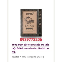 [Chính hãng] Trà baikal tea No.8 (hỗ trợ tim mạch) 30 gói